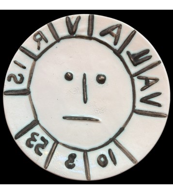 PABLO PICASSO & Ateliers Madoura Vallauris AR 1953 N°179 du catalogue de l'œuvre céramique par Alain Ramié