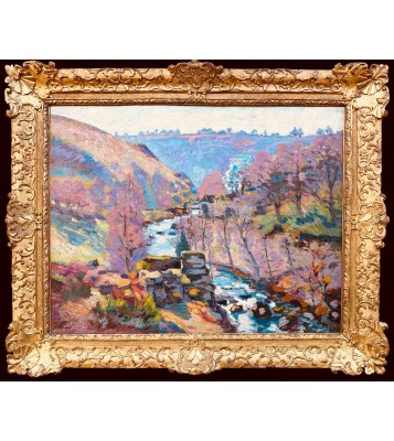 Guillaumin Armand the Ravine Of Madness In Crozant* Oil On Canvas Signed Circa 1910 Certificate
